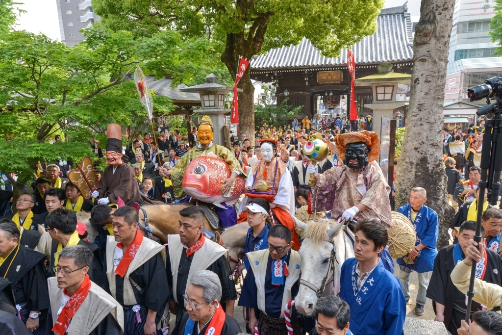 博多松囃子過去開催時の画像（提供：福岡市）